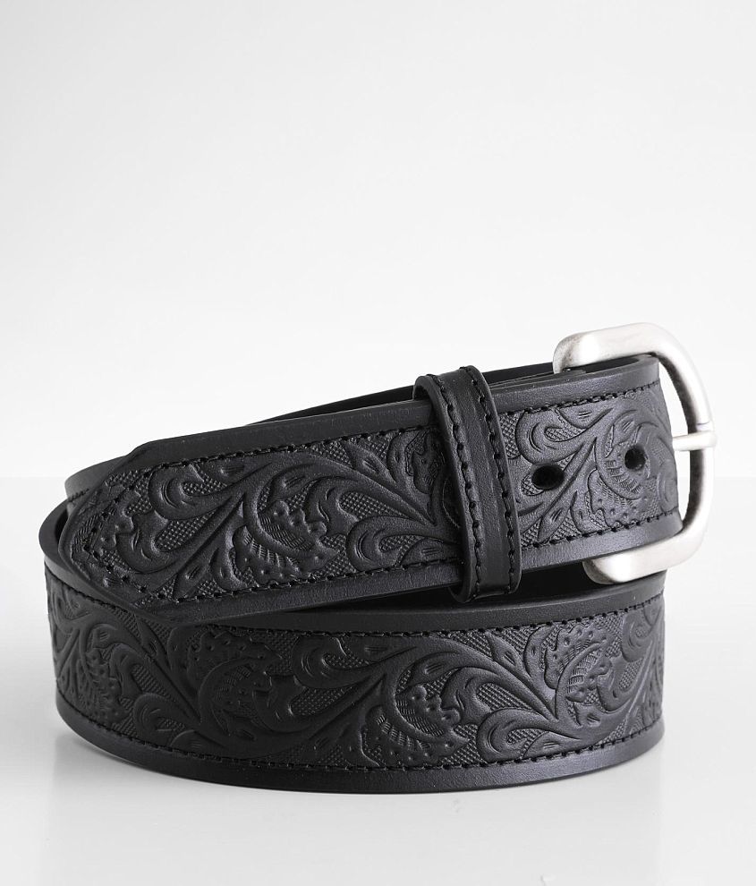 Ariat Tooled Leather Western Belt front view