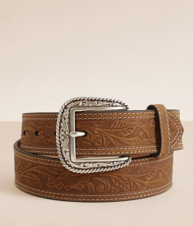 Ariat Leather Belt front view