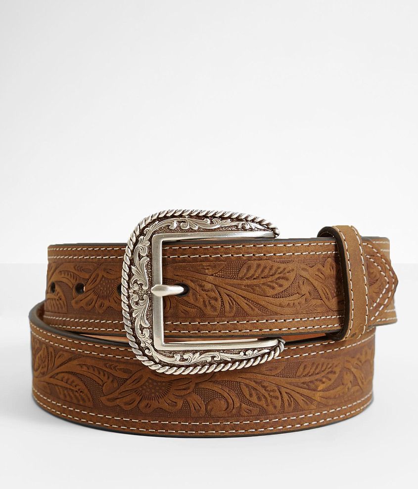 Ariat Leather Belt front view