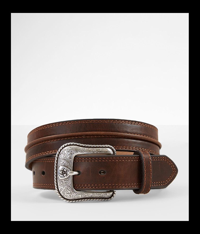 Ariat Leather Belt - Men's Belts in Brown | Buckle
