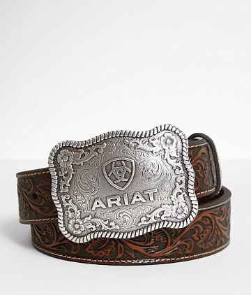 Embossed Leather Belt
