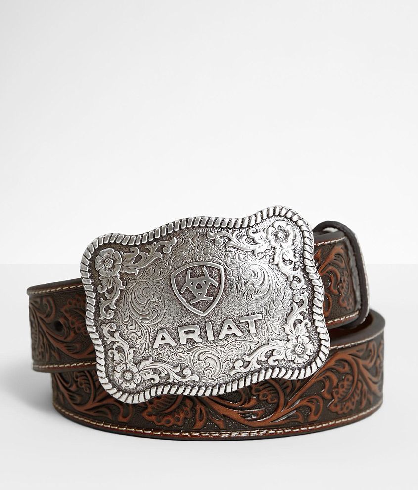 Ariat Leather Western Belt front view