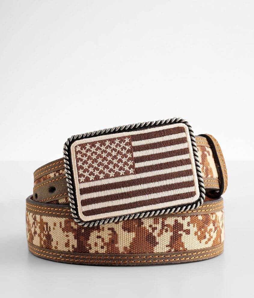 Ariat USA Leather Belt front view