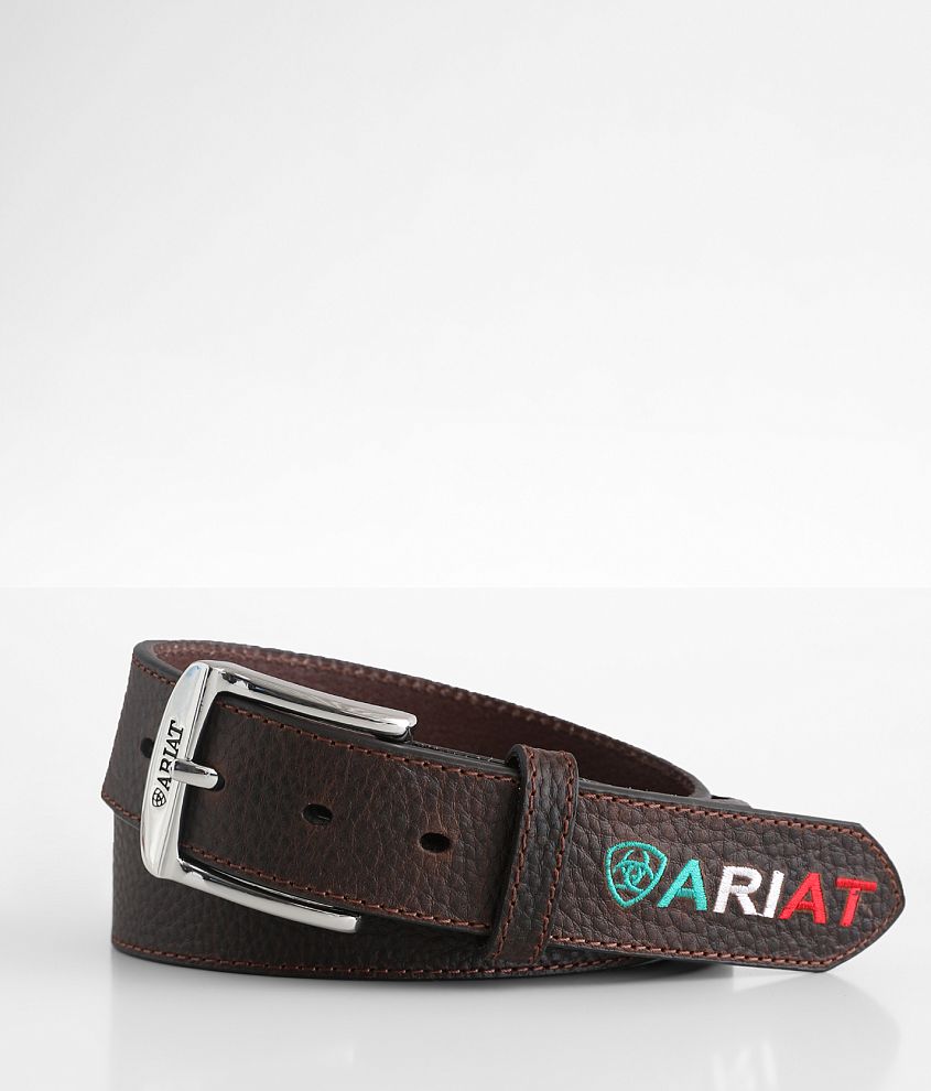 Ariat Mexico Leather Belt front view