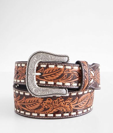 Ariat Tooled Leather Belt front view