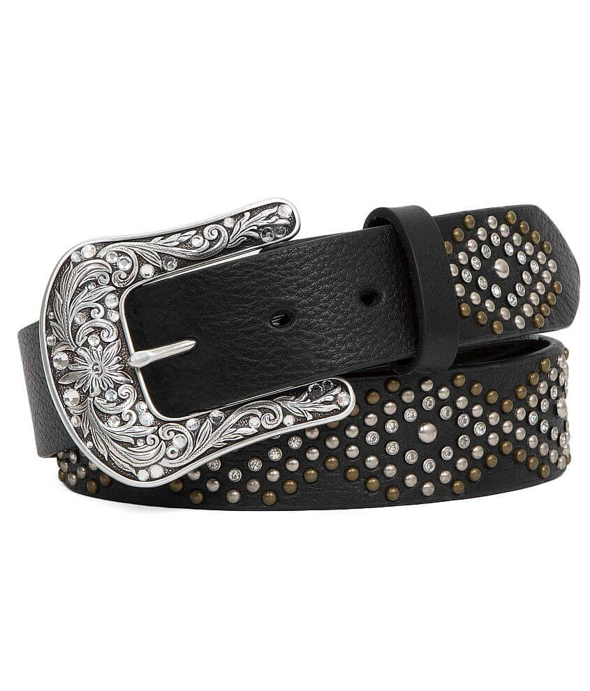 Ariat Women's Black Rhinestone Filigree Belt