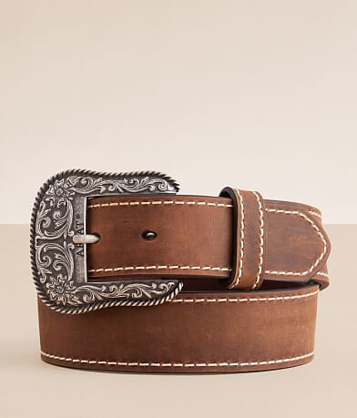 Ariat Leather Basic Belt front view