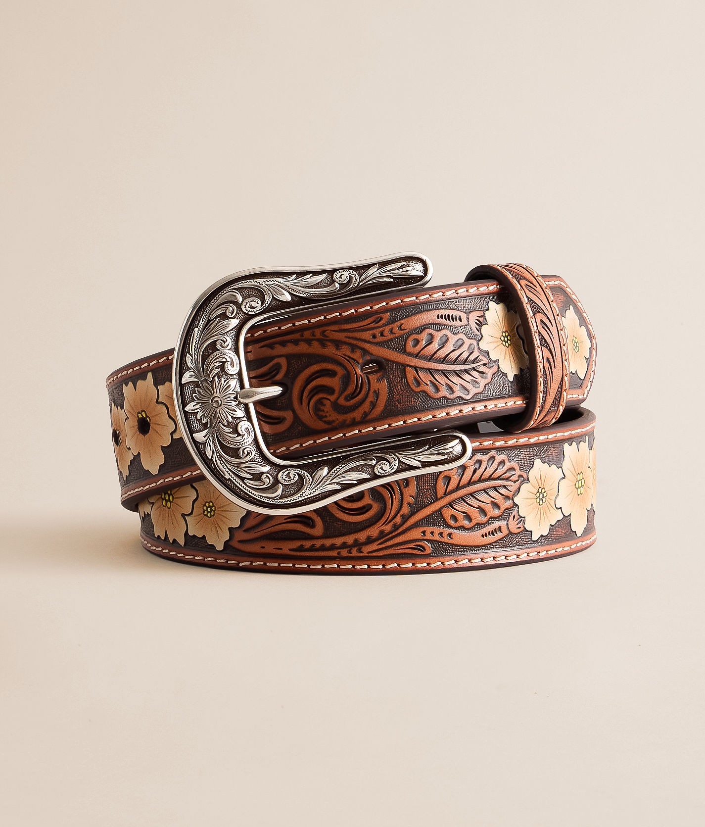 Ariat Women\'s Western Butterfly Floral Studded Belt Size 32 Ariat Women main image 2