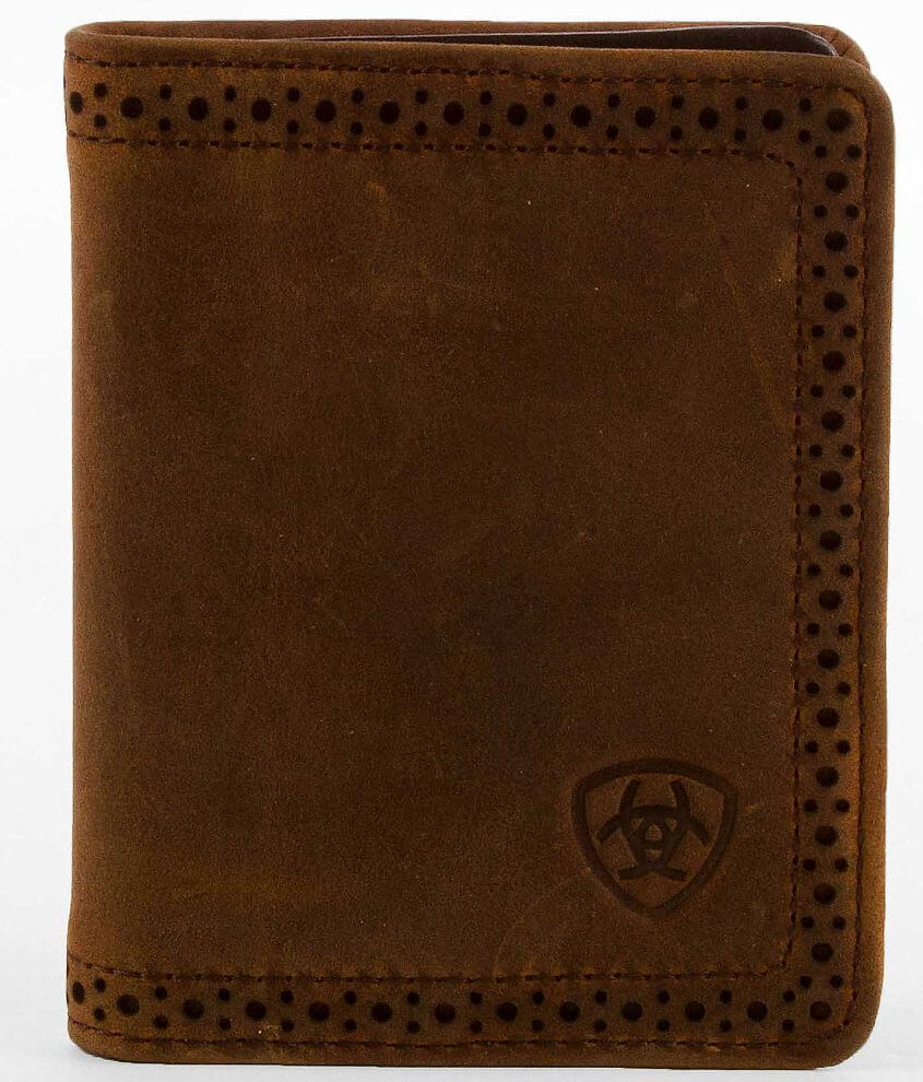 Ariat Perforated Wallet front view