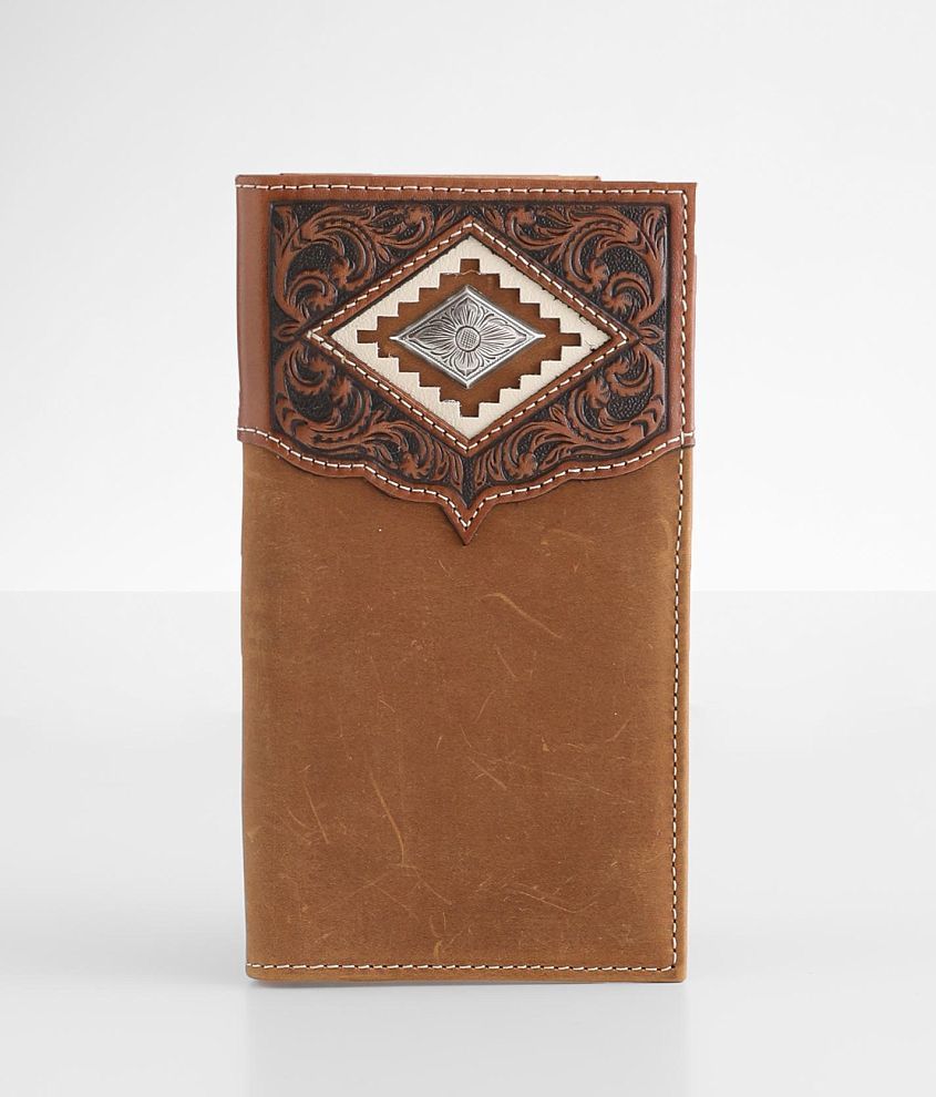 Ariat Rodeo Leather Wallet front view