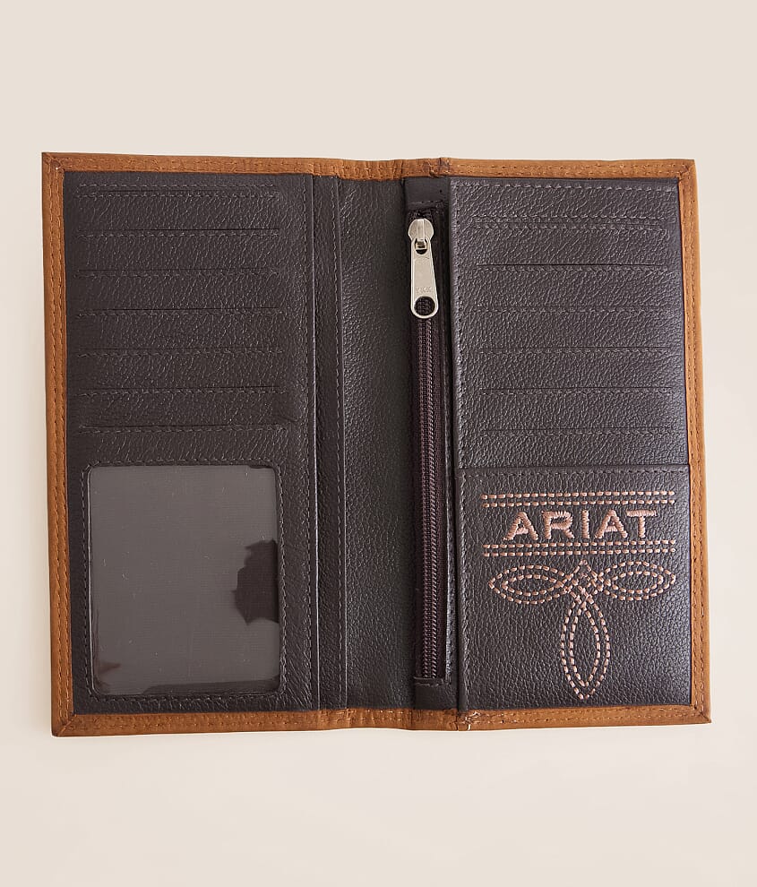 Leather Rodeo Checkbook Wallet