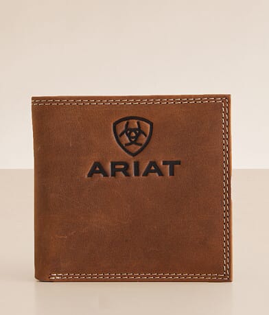 Ariat Leather Bifold Wallet front view