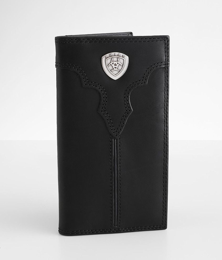 Ariat Rodeo Leather Wallet front view