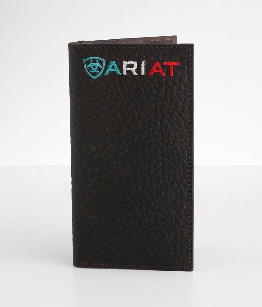 Ariat Mexico Rodeo Leather Wallet front view