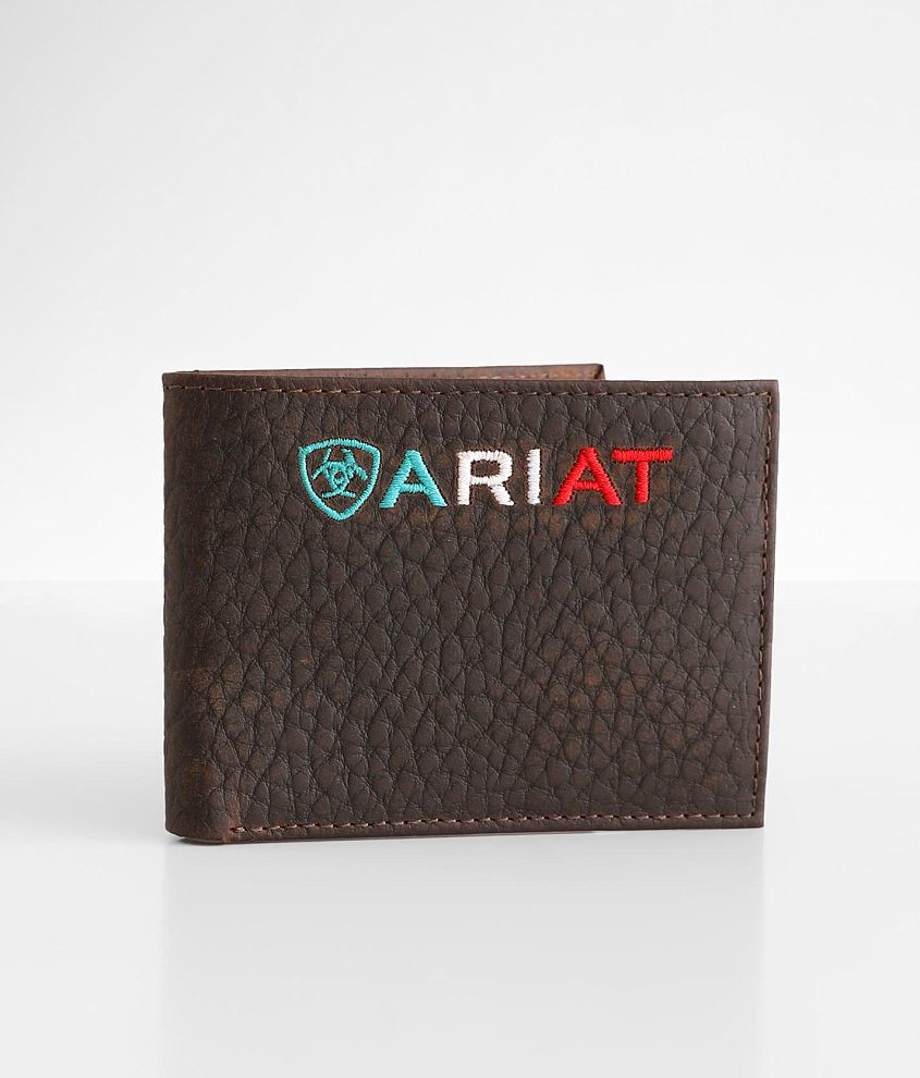 Ariat Mexico Leather Wallet front view