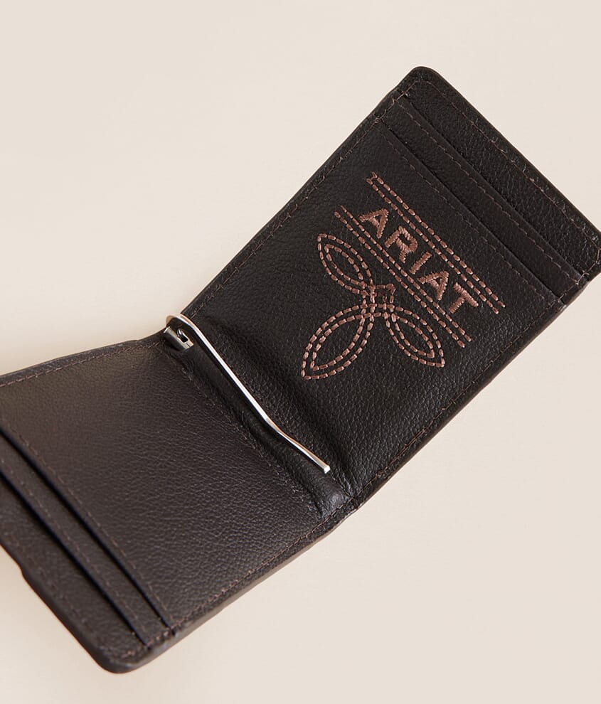 Money Clip Leather Wallet