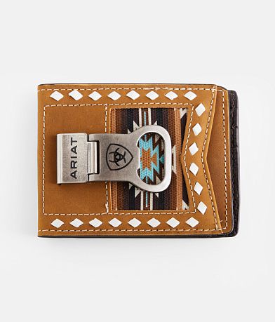  Buckle-Down Men's Wallet, Bifold, Brass Knuckles White