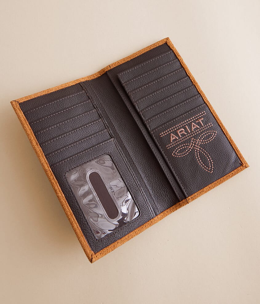 Tooled Rodeo Leather Wallet