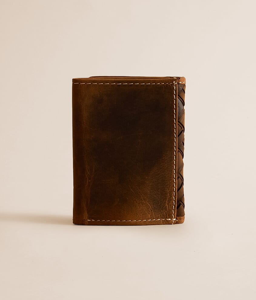 Weaved Leather Wallet