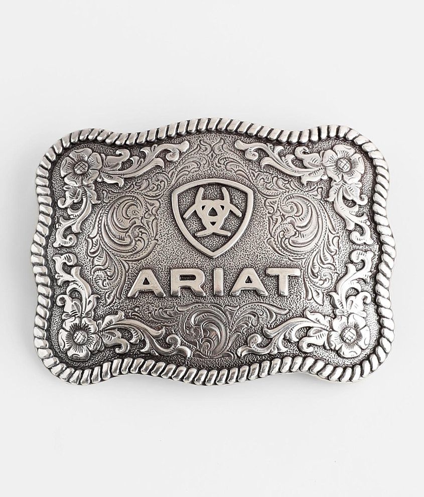 Ariat Western Belt Buckle - Men's Belts in Silver