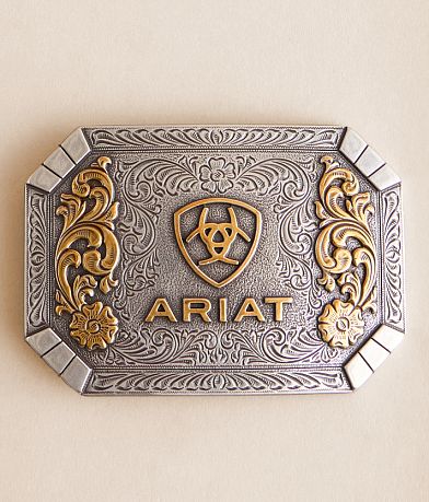 Ariat Western Belt Buckle front view