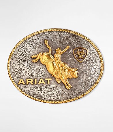 Ariat Rodeo Belt Buckle front view