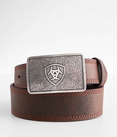 Ariat Leather Western Belt front view