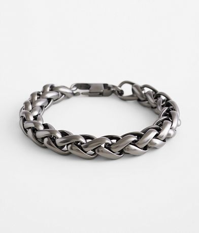 Silver Strike Chain Bracelet front view
