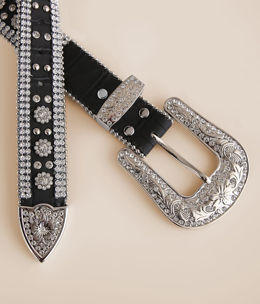 Glitz Leather Belt