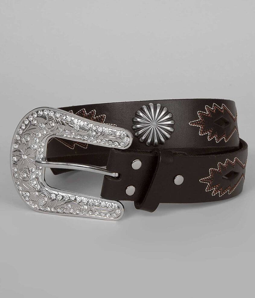 Nocona Cut-Out Belt front view