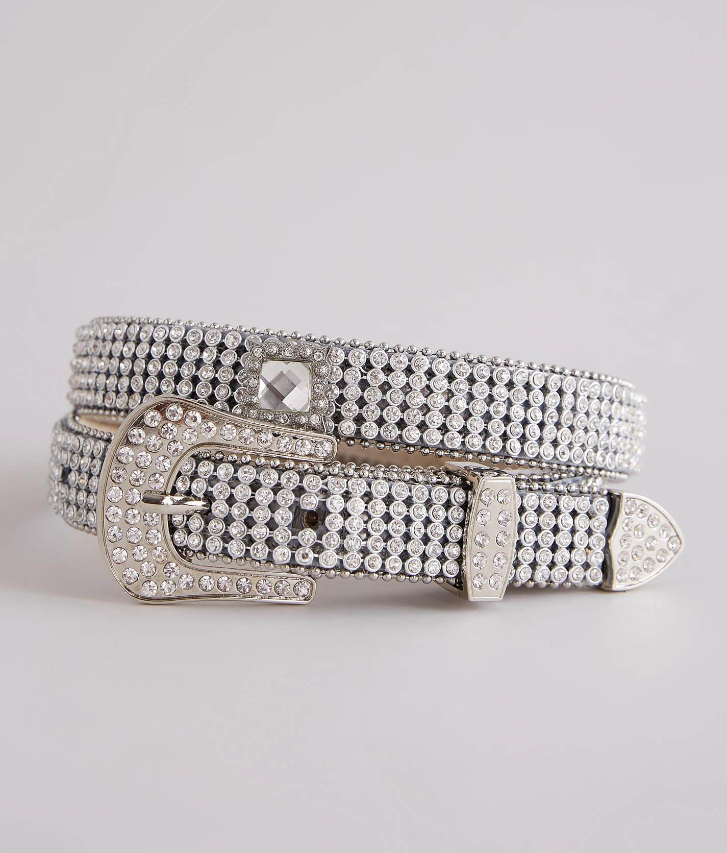 nocona rhinestone belt