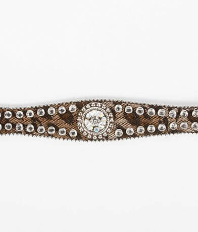 Blazin Roxx Scalloped Leather Belt misc detail 1 view