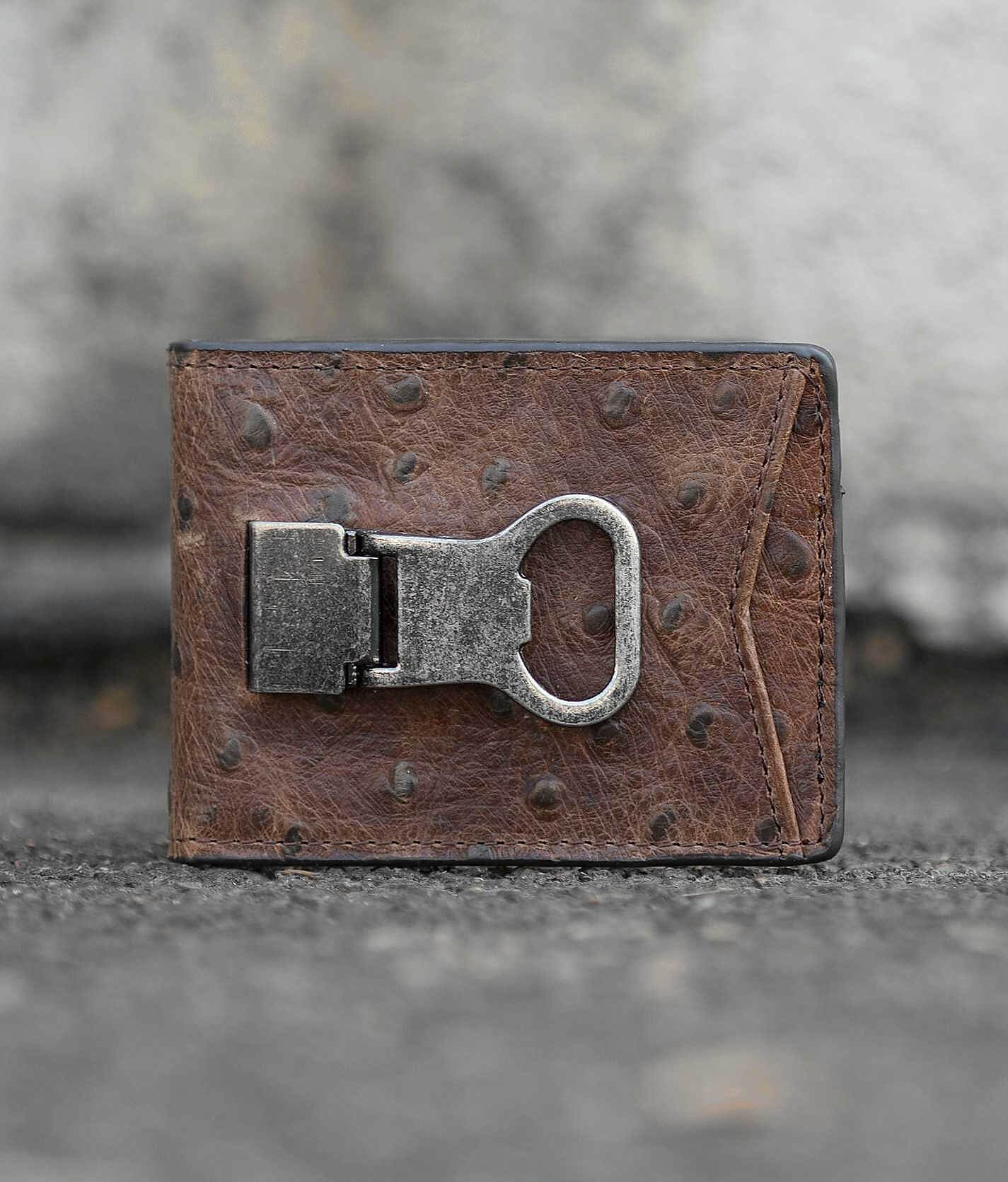 URBAN FOREST Eddy Money Clip Wallet – Slim Leather Wallet For Men, RFID, Minimalist Style