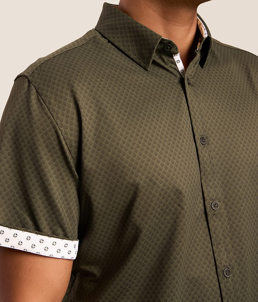 Textured Athletic Stretch Shirt