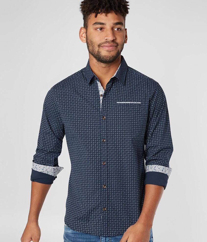 Image of Diamonds Colors Collide Stretch Shirt