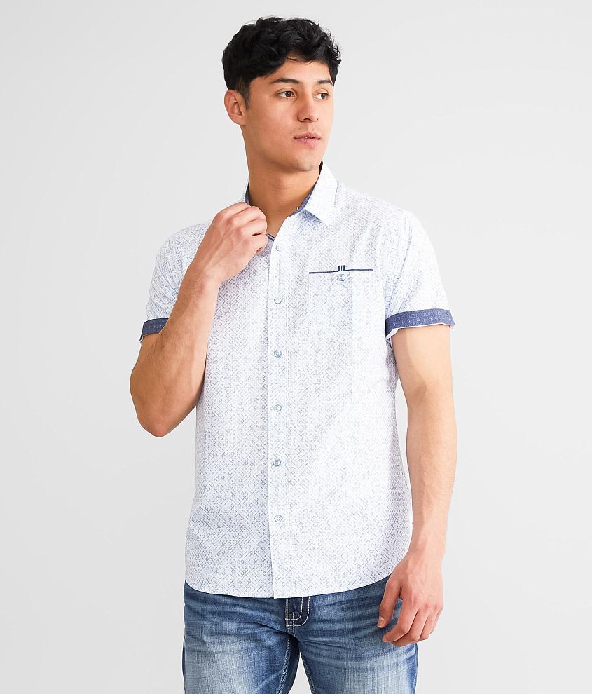 7Diamonds Dalton Stretch Shirt - Men's Shirts in White | Buckle