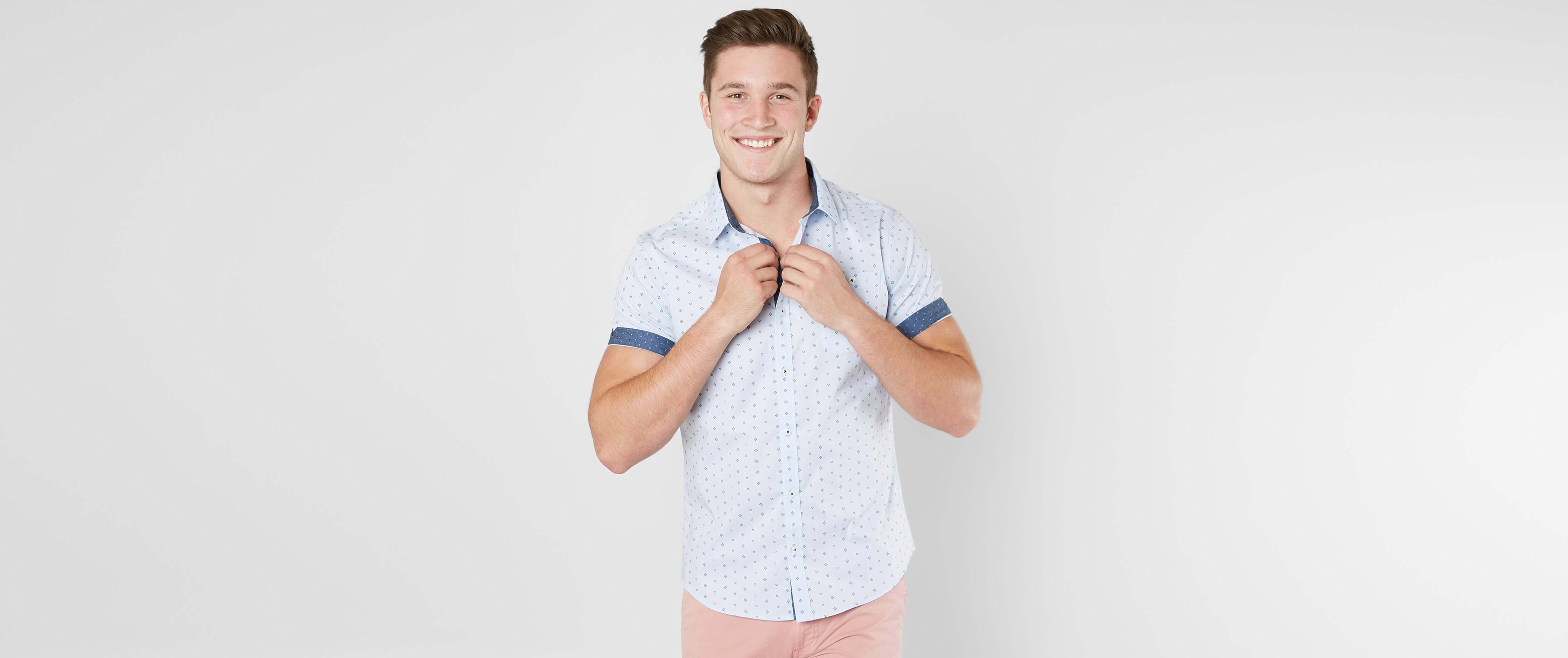 Image of Diamonds House Party Stretch Shirt