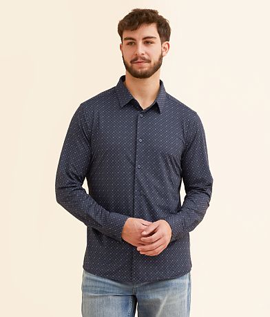 7Diamonds Liam Stretch Shirt front view
