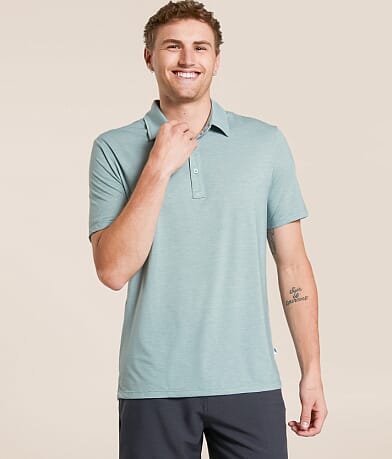 7Diamonds Nikos Performance Stretch Polo front view