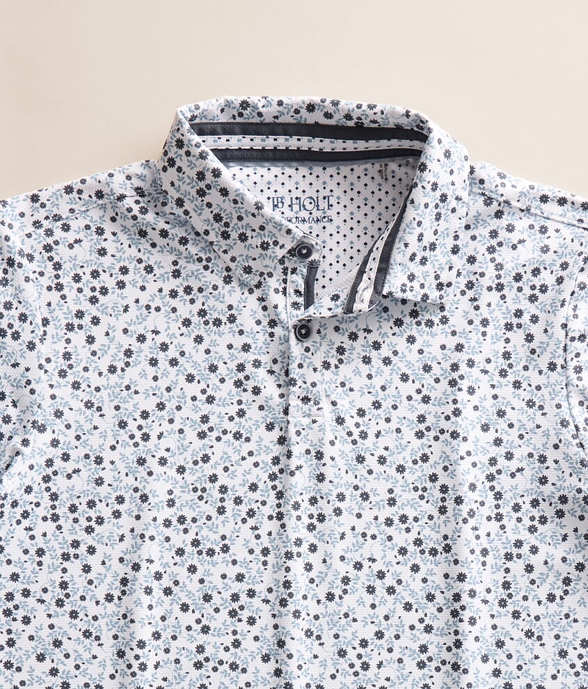 Boys - Floral Performance Polo