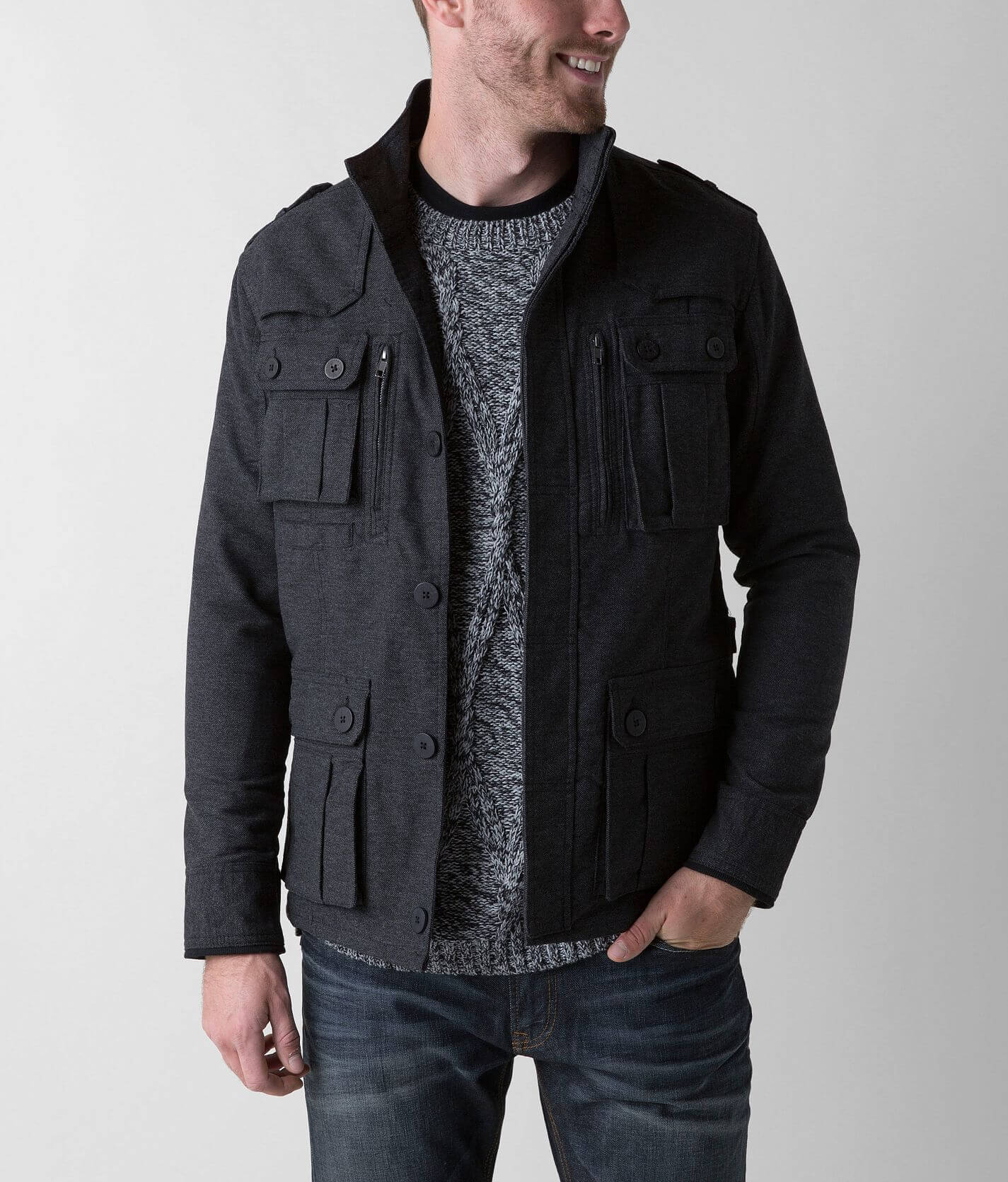 Kane Unke Trim Fit Military Jacket, $119, Nordstrom