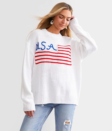 Main Strip USA Flag Sweater FULL_RIGHT_SIDE
