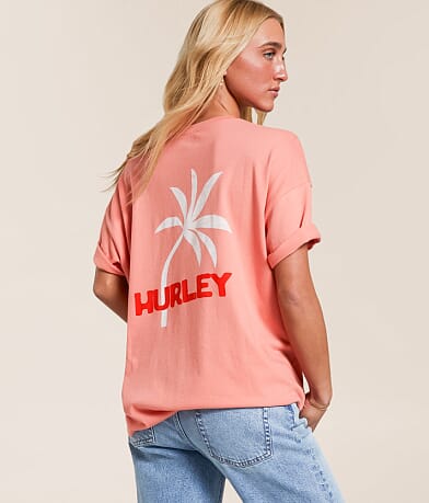 Hurley Sunday Surf Boyfriend T-Shirt front view
