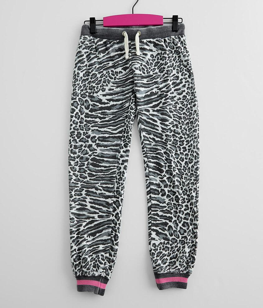 Girls - Vintage Havana Leopard Jogger front view