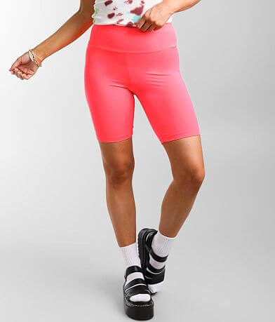 Gilded Intent High Waisted Neon Biker Short FULL_LEFT_SIDE