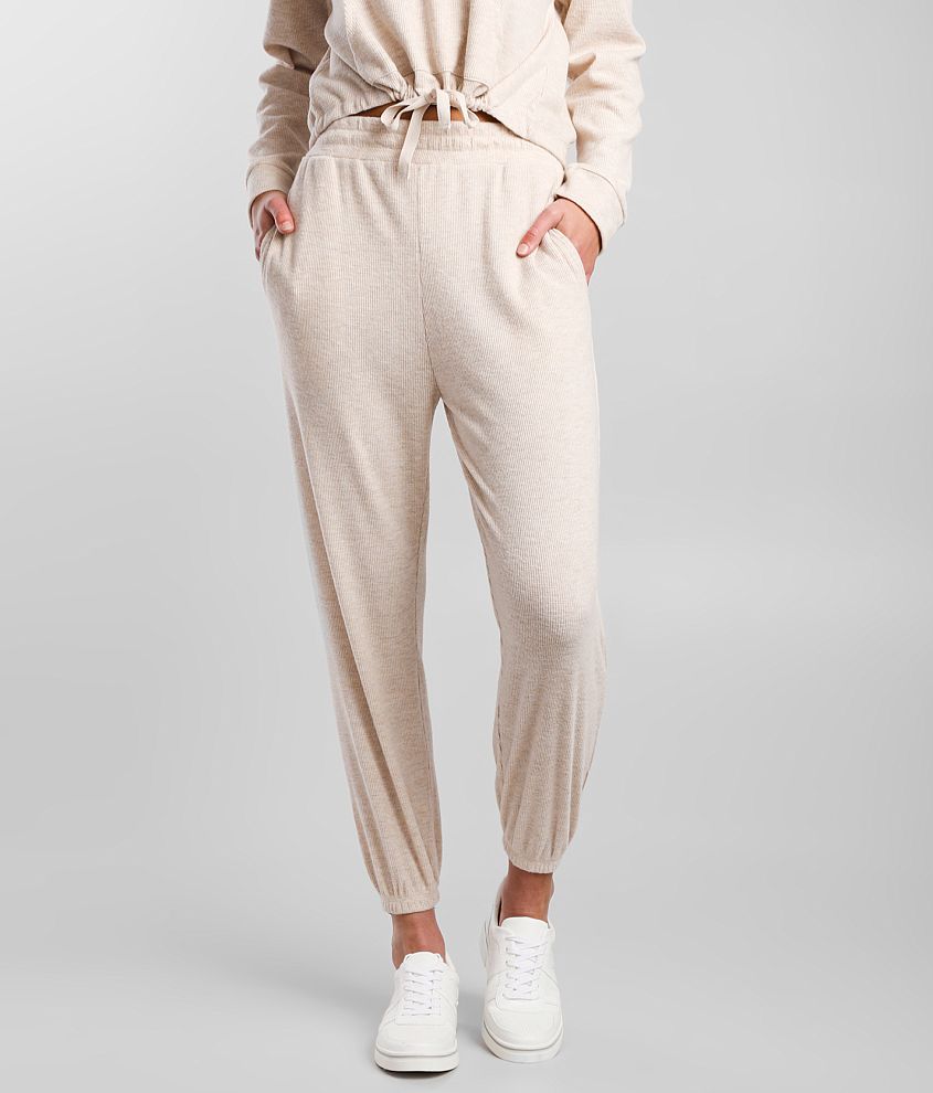 BKE Brushed Thermal Jogger - Women's Pants in Oatmeal | Buckle