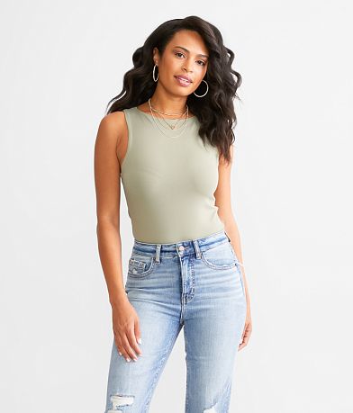 Buckle Black Shaping & Smoothing Bodysuit front view