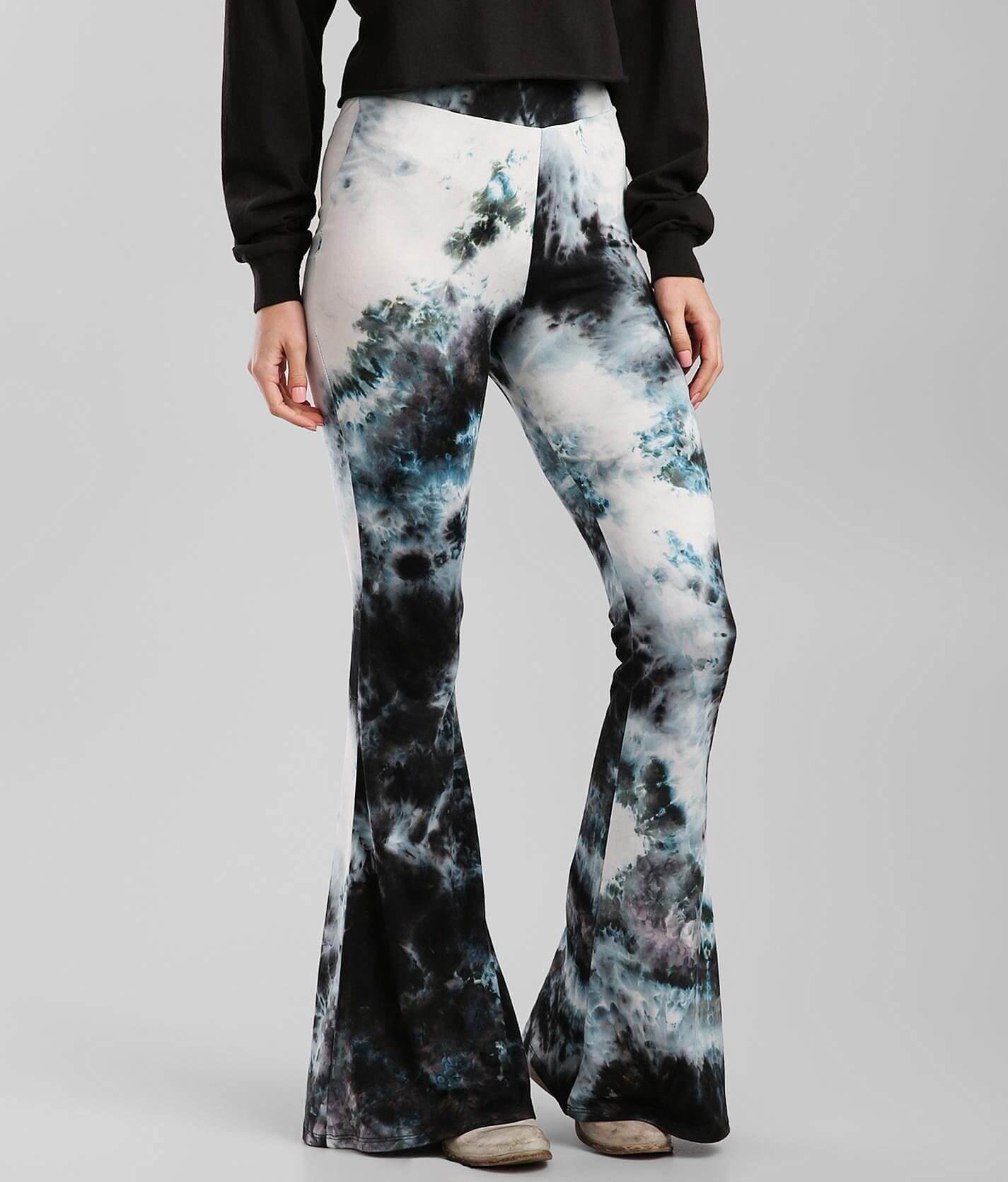 Flare tie dye store pants