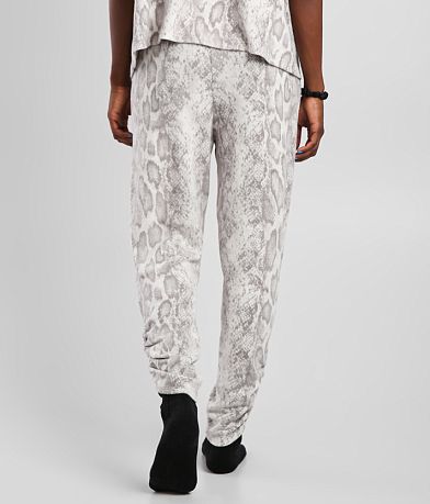 BKE Brushed Snake Print Jogger BACK