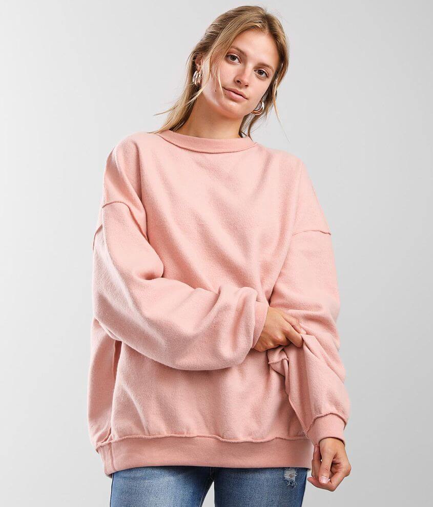 Adidas originals oversized hot sale sweatshirt in dusky pink